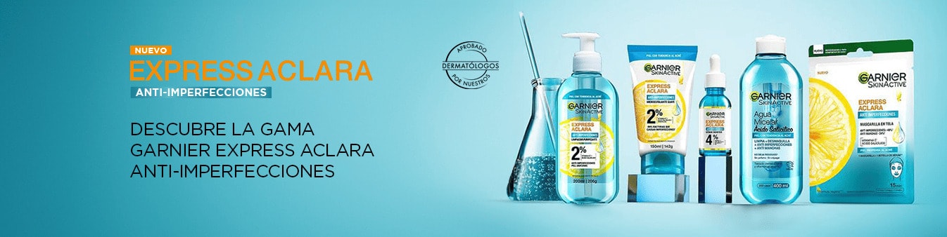 serum garnier para granos express aclara antiimperfecciones rutina completa